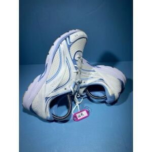 Ryka Womens Skywalk 2 shoes, White with Light Green trim 8 W